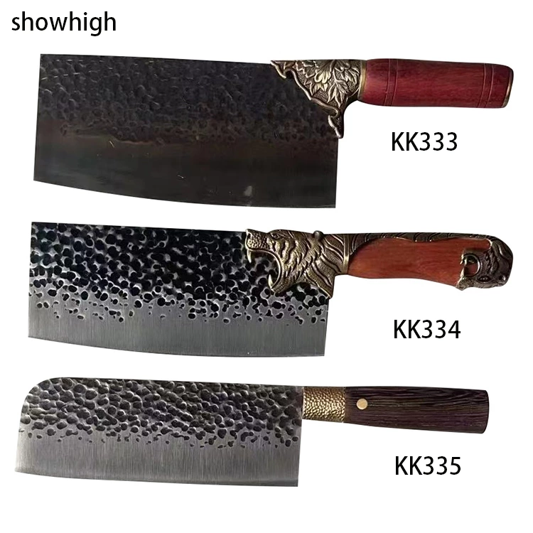 high quality 5cr15 stainless steel chopper knife kk333