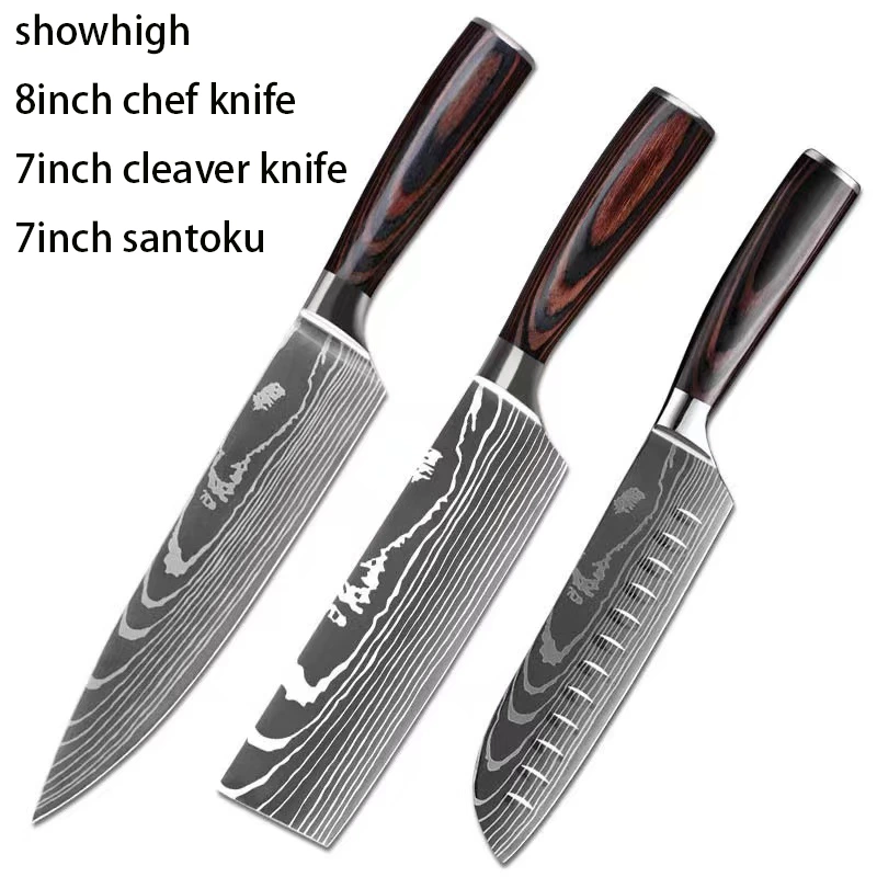 3pcs kitchen knife set