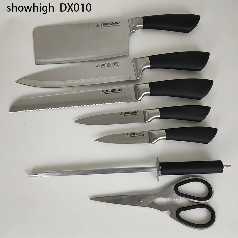 7pcs kitchen knife set DX010