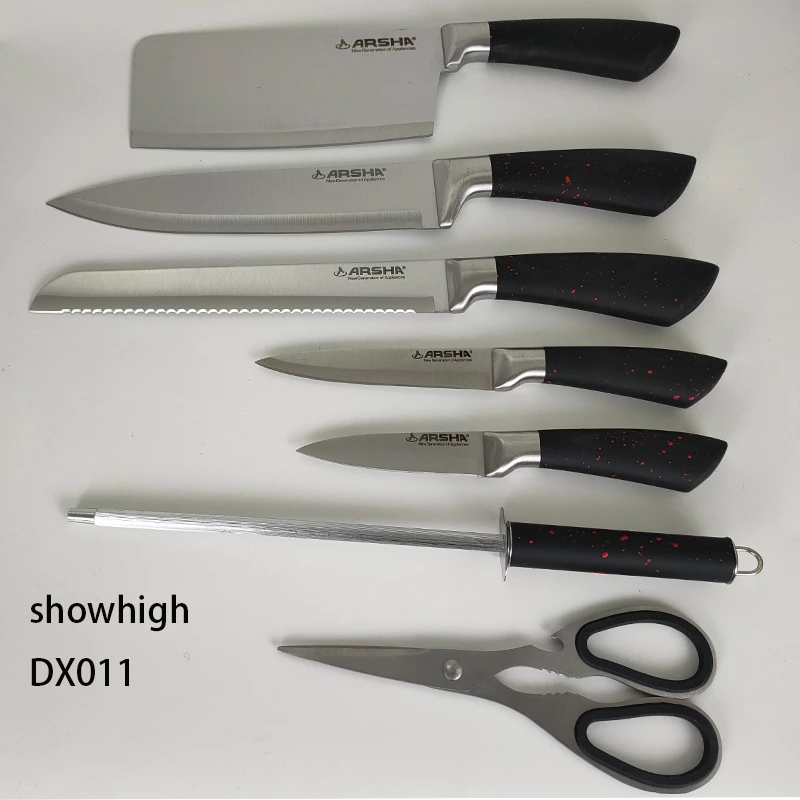 7pcs kitchen knife set DX011