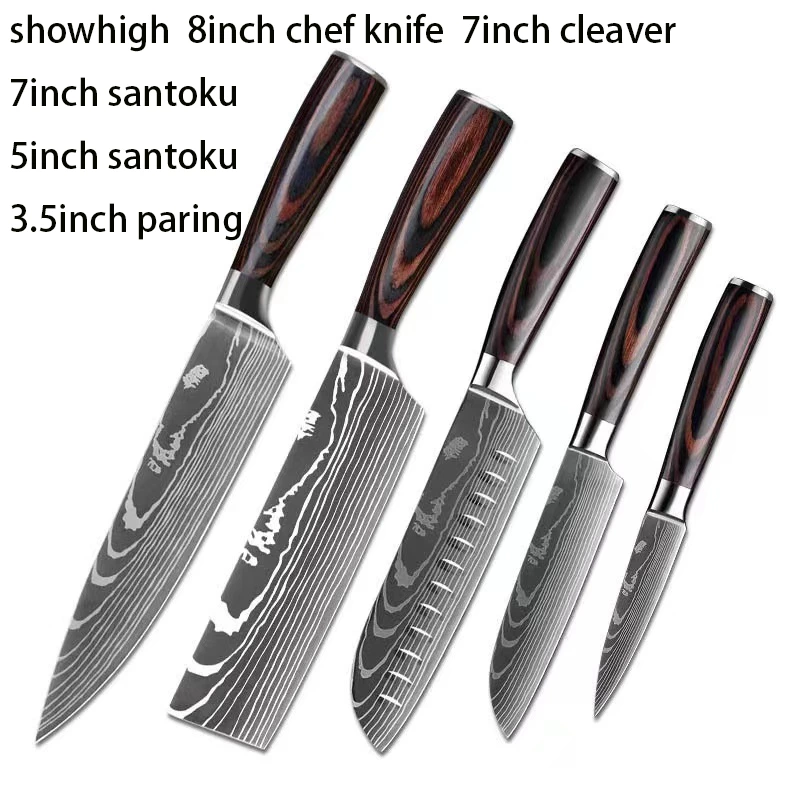 5pcs kitchen knfie set